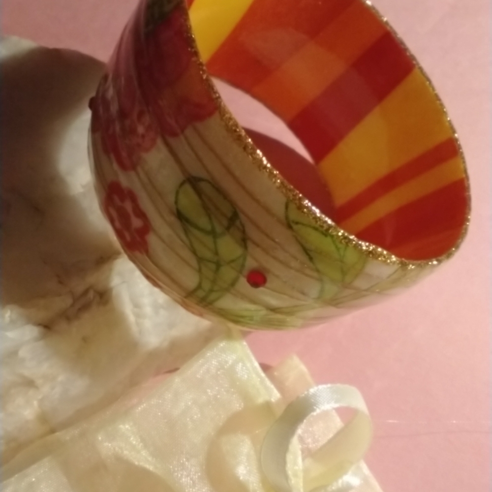 Bracelet Bangle NWOT Decorative Artistic style - Picture 7 of 13